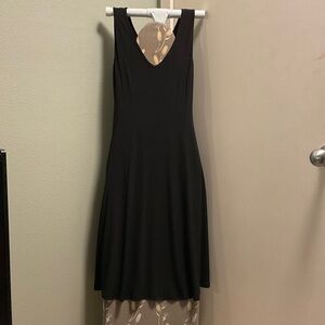 CLARA SUNWOO Black Midi Dress